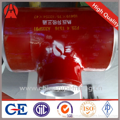 ASTM Standard lateral equal tee